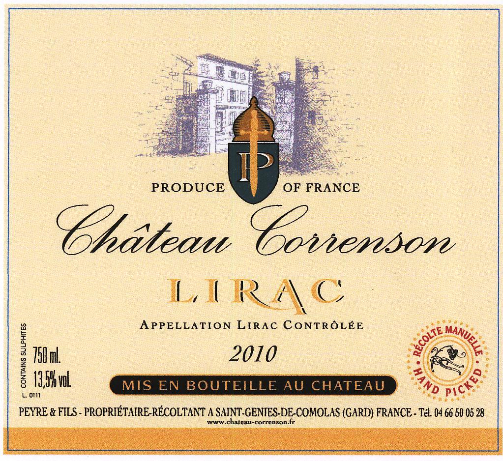 Chateau Correnson Lirac Blanc