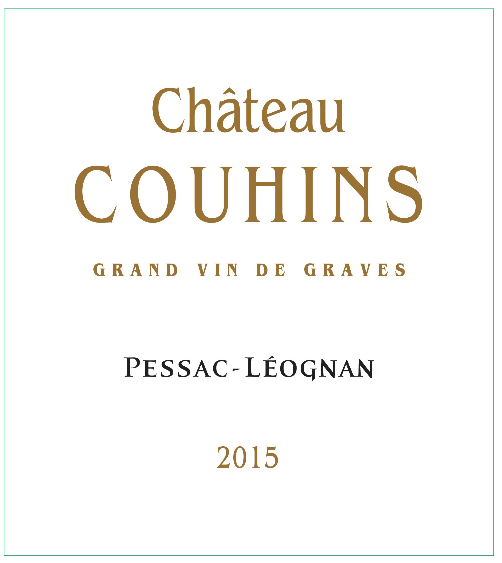 Couhins Grand Vin De Graves Pessac - Léognan