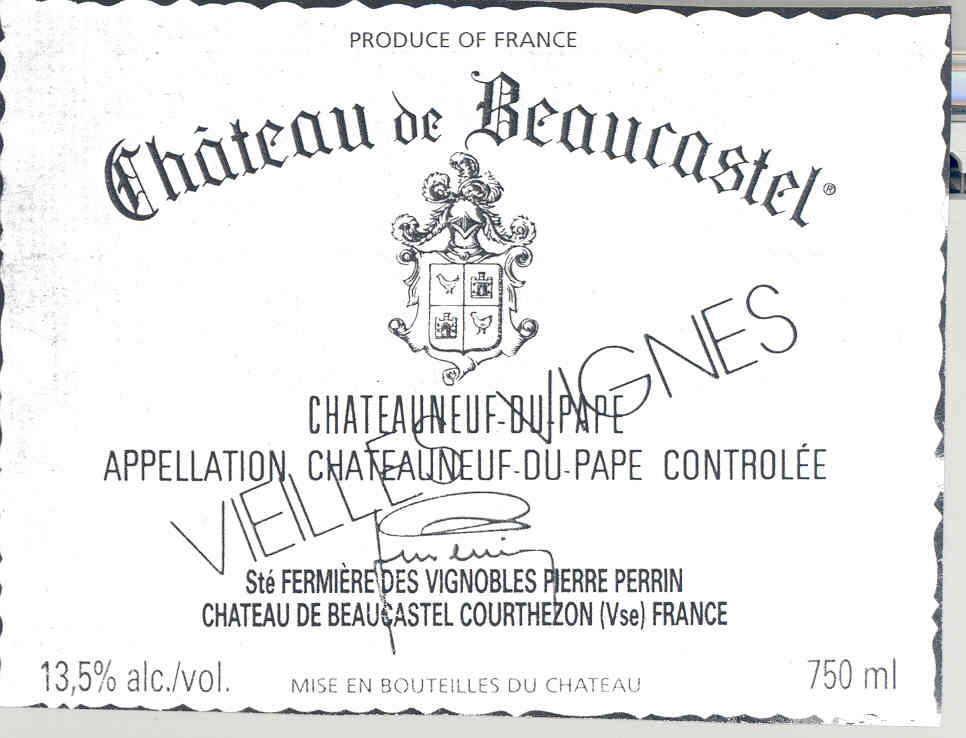 Châteauneuf-Du-Pape Blanc Vieilles Vignes