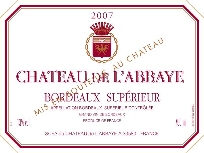 Chateau De L'abbaye Bordeaux Superieur