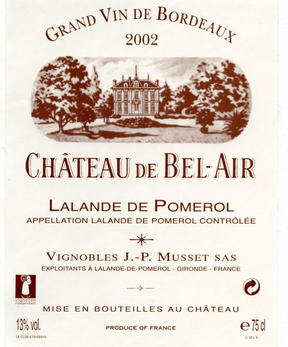 Château De Bel - Air Red Bordeaux