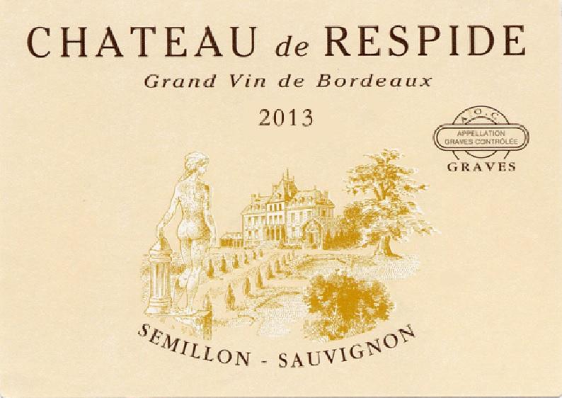 Chateau De Respide Callipyge Blanc
