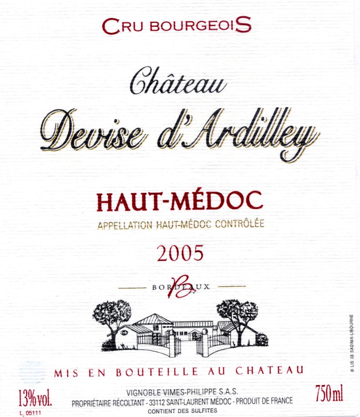 Château Devise D'ardilley