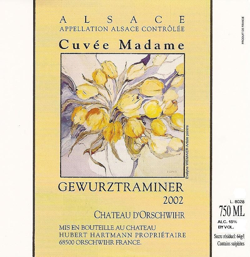 Cuvée Madame Gewurztraminer