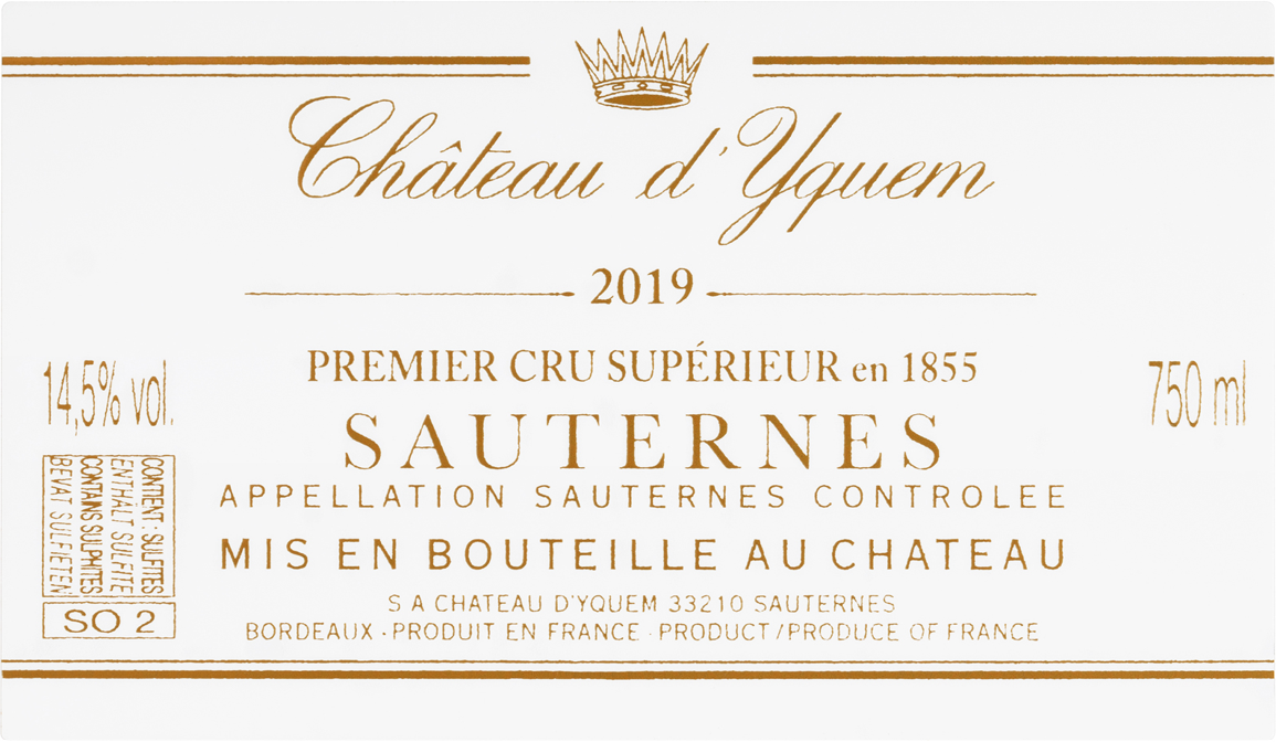 Château D'yquem Premier Cru Supérieur Sauternes