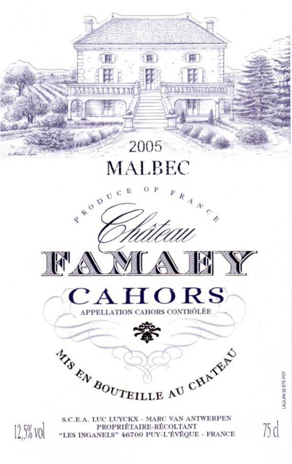Château Famaey Malbec
