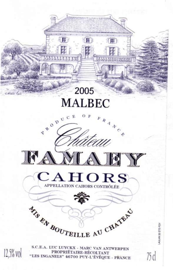 Chateau Famaey Malbec
