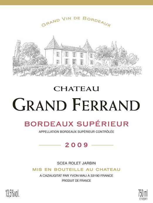 Grand Ferrand Bordeaux Supérieur