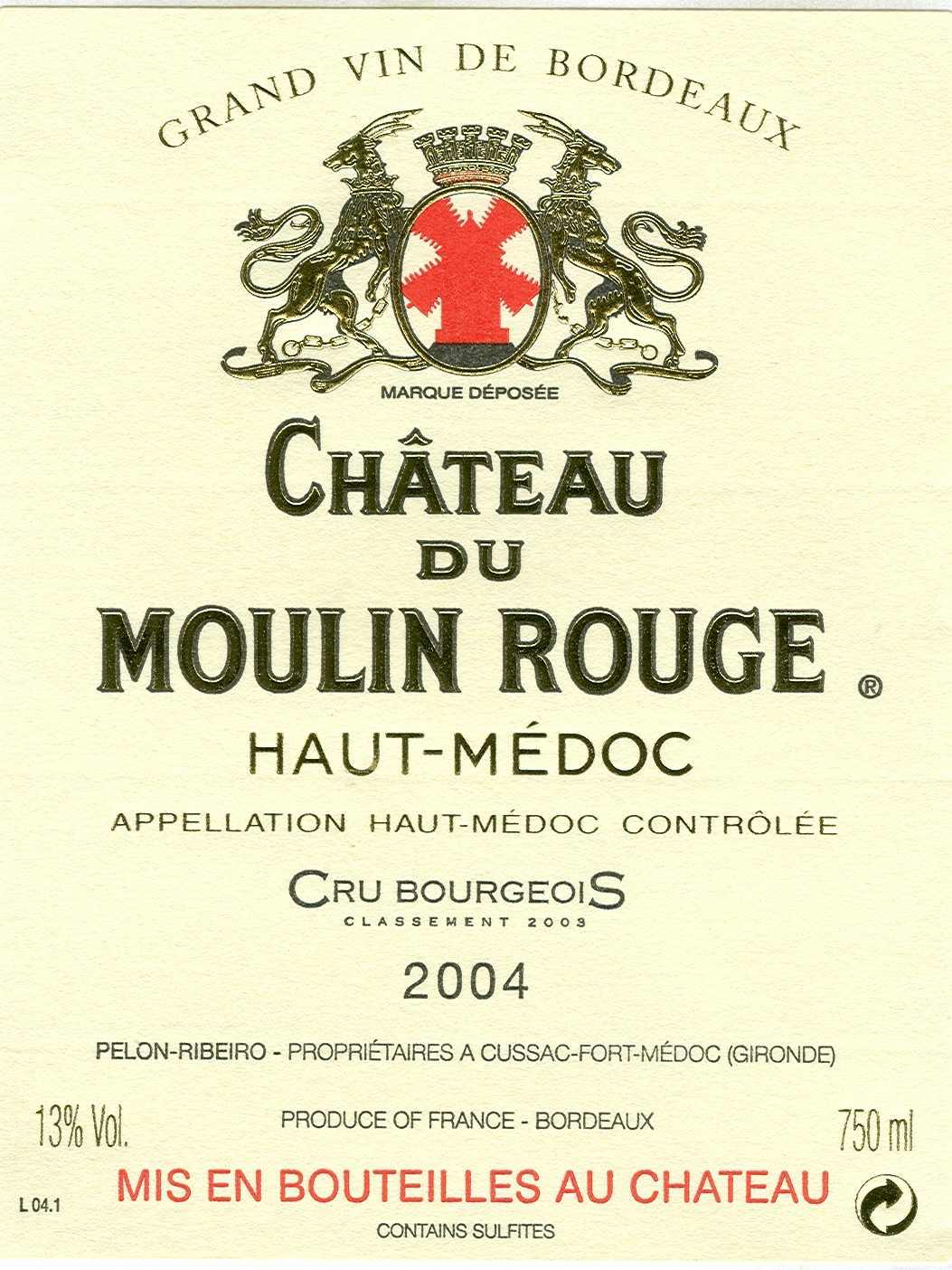 Château Du Moulin Rouge