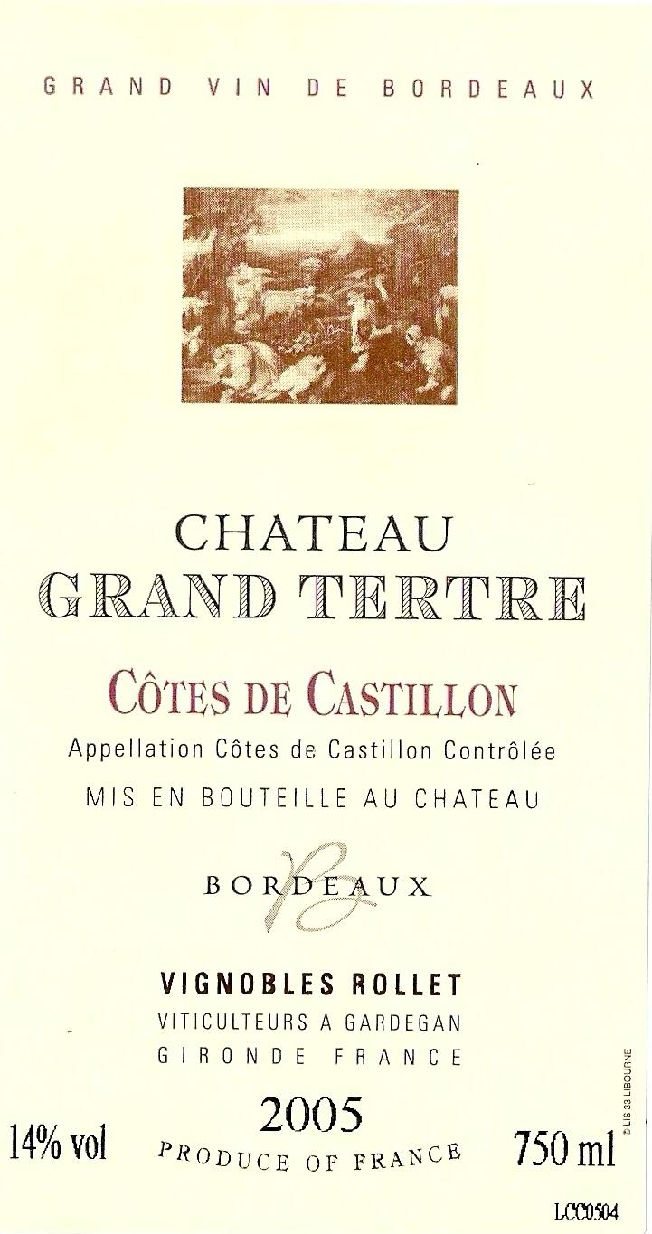 Grand Tertre Côtes De Castillon