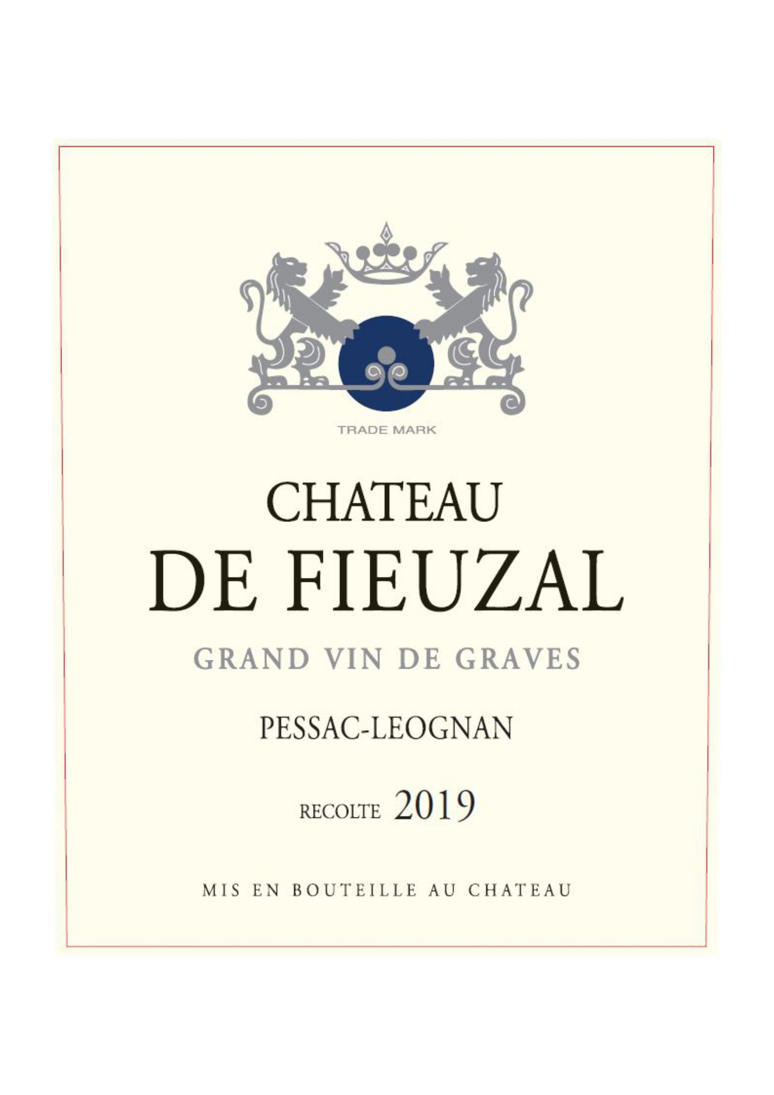 Chateau De Fieuzal Grand Vin De Graves