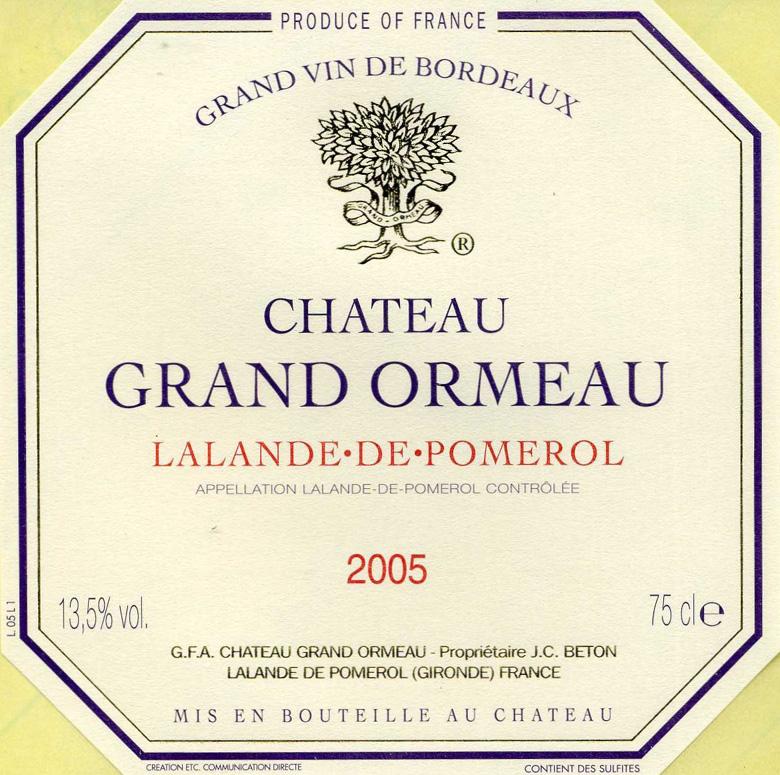 Grand Vin De Bordeaux