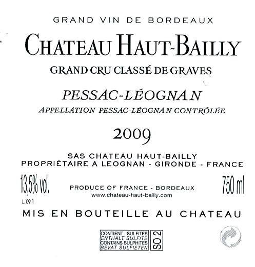 Grand Cru Classe De Graves