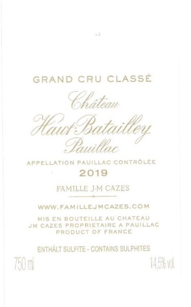 Château Haut Batailley Pauillac