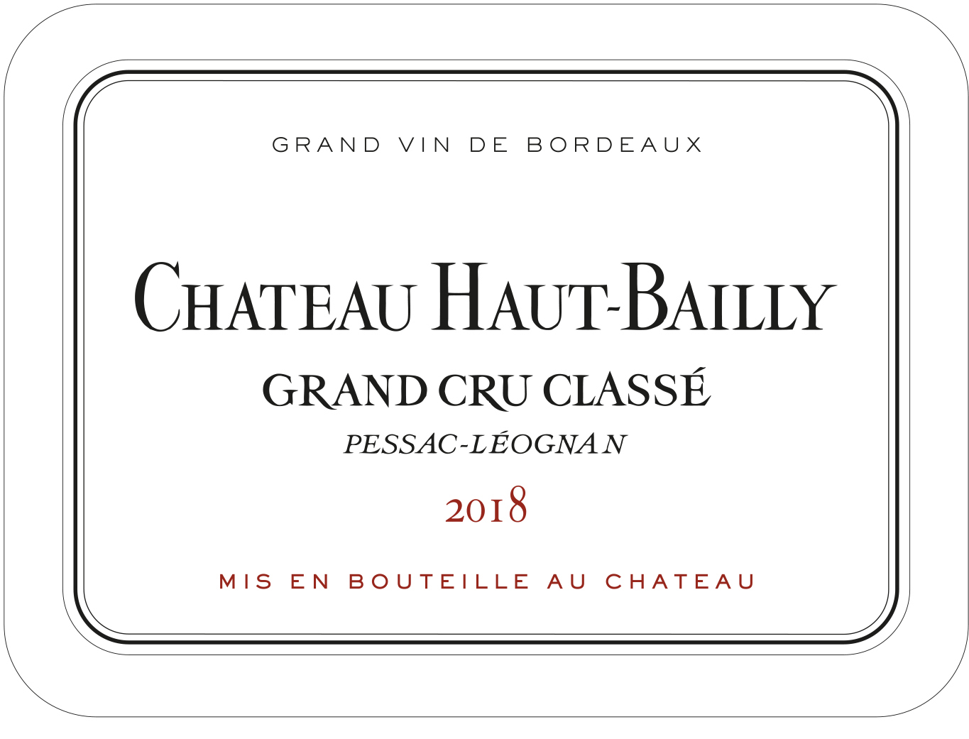 Hb Haut-Bailly Pessac-Léognan