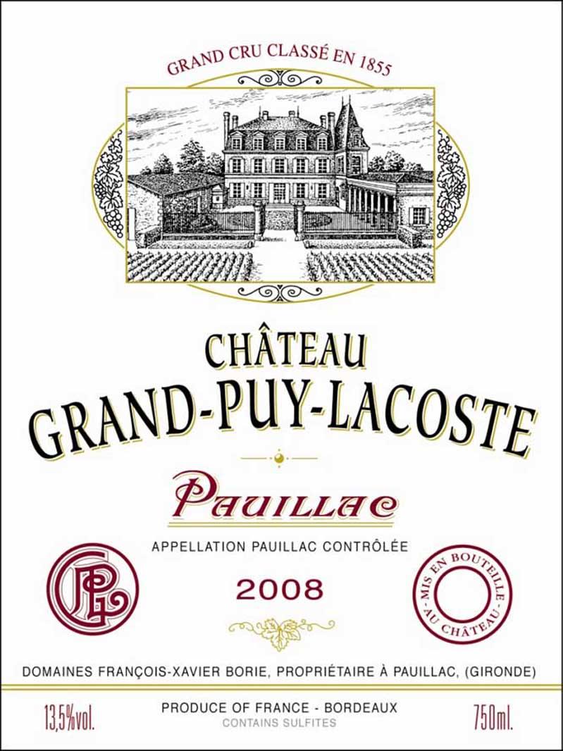Tⓡ Grand Cru Classé En 1855