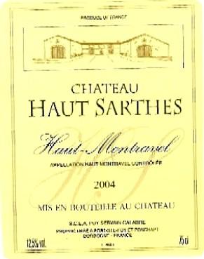 Haut Sarthes Montravel