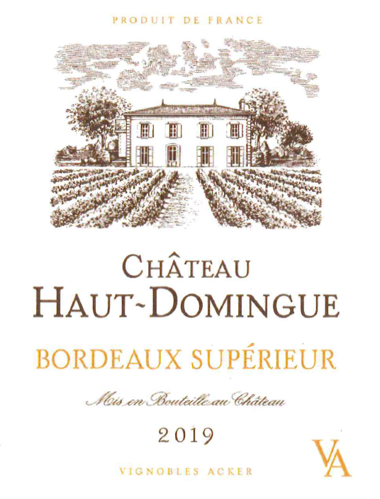 Château Haut - Domingue Bordeaux Supérieur