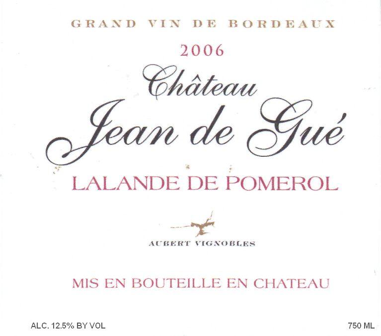Château Jean De Gué Lalande De Pomerol