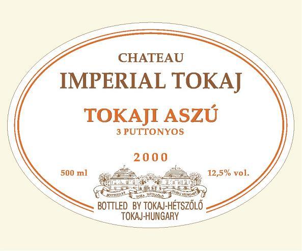 Imperial Tokaj Tokaji Aszú 3 Puttonyos