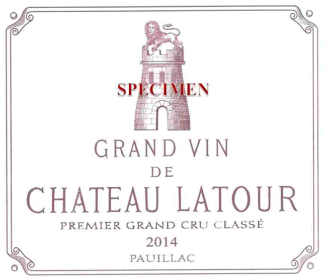 Specimen Grand Vin De Chateau Latour