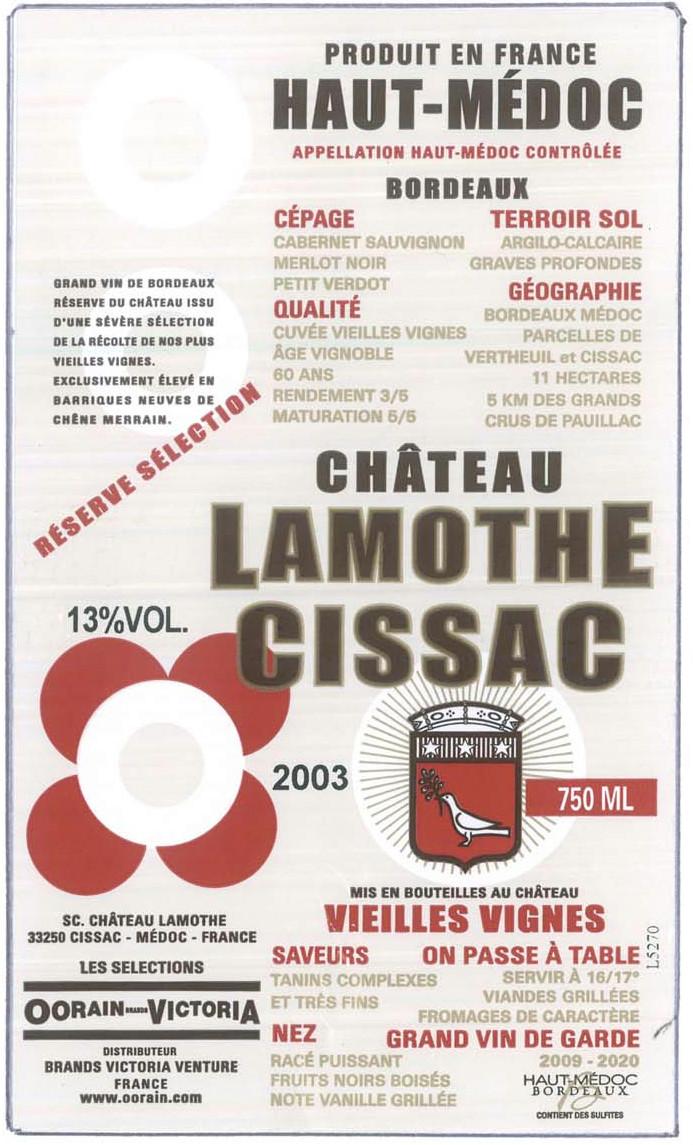 Vieilles Vignes Haut - Médoc