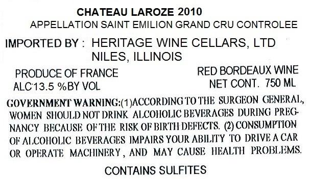 Château Laroze Grand Classé