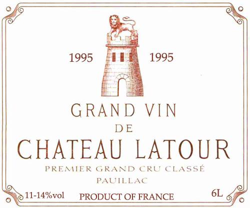 Chateau Latour Premier Grand Cru Classé Pauillac