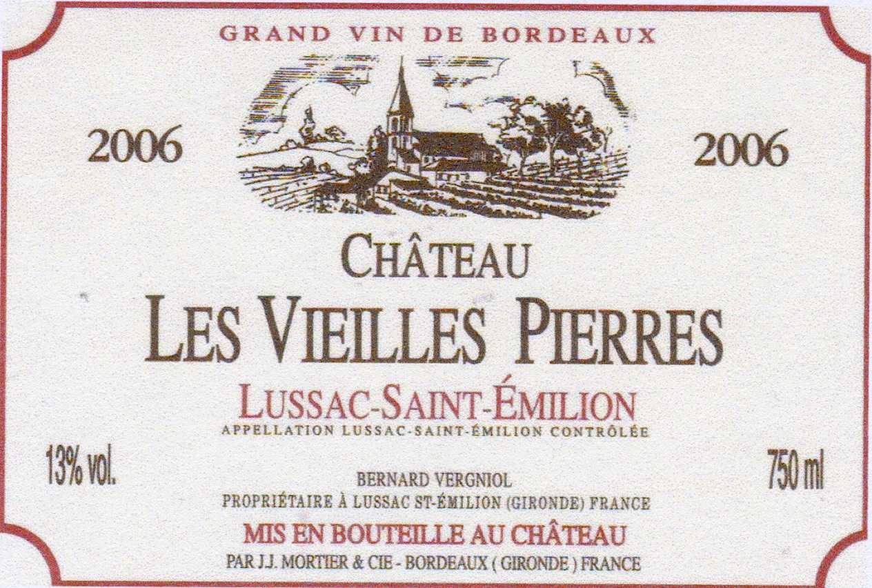Les Vieilles Château Grand Vin De Bordeaux