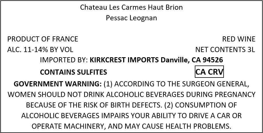 Les Carmes Haut Brion