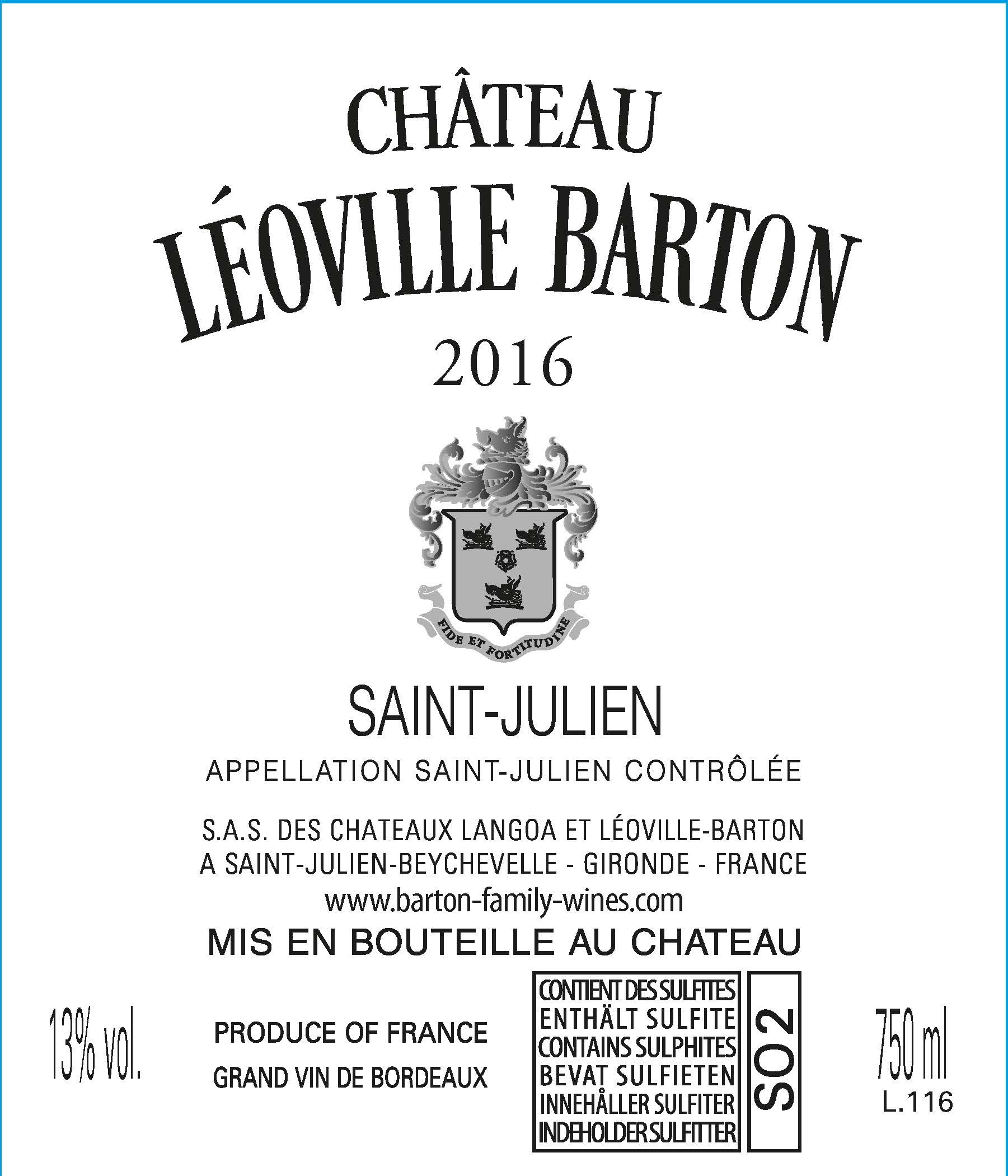 Château Leoville Barton Et Fortitudine