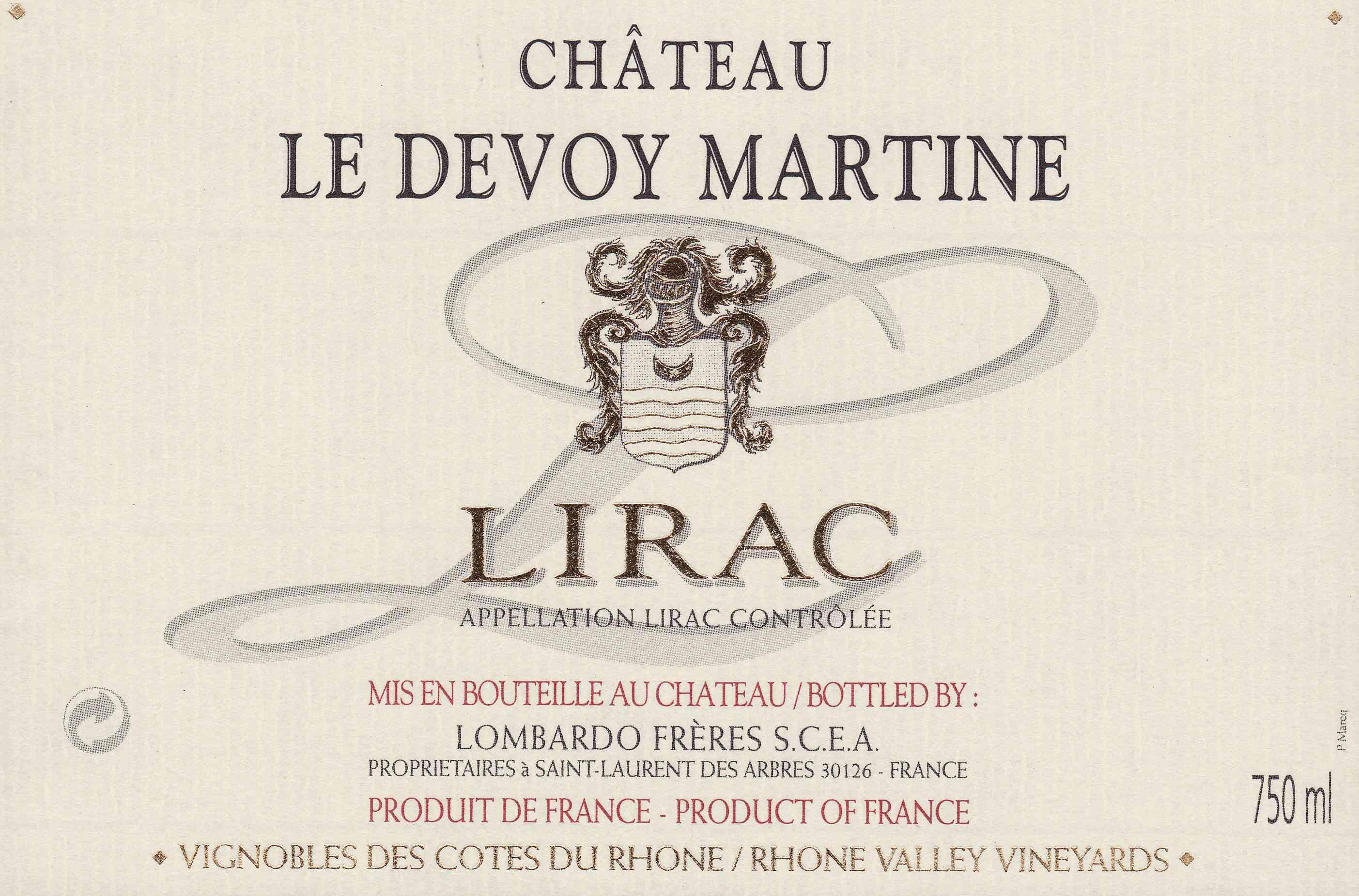 Le Devoy Martine Lirac Red