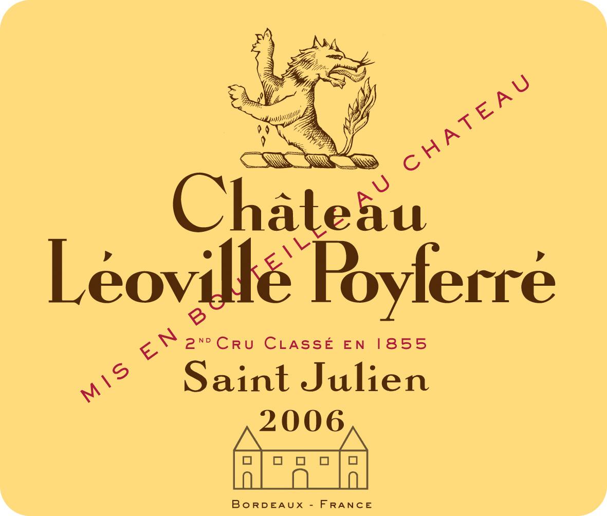 Chateau Leoville Poyferre Red Bordeaux Wine