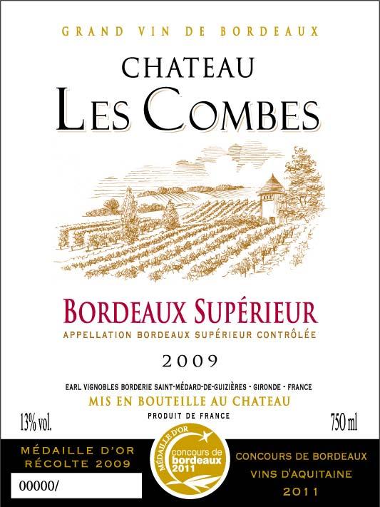 Chateau Les Combes Bordeaux Supérieur