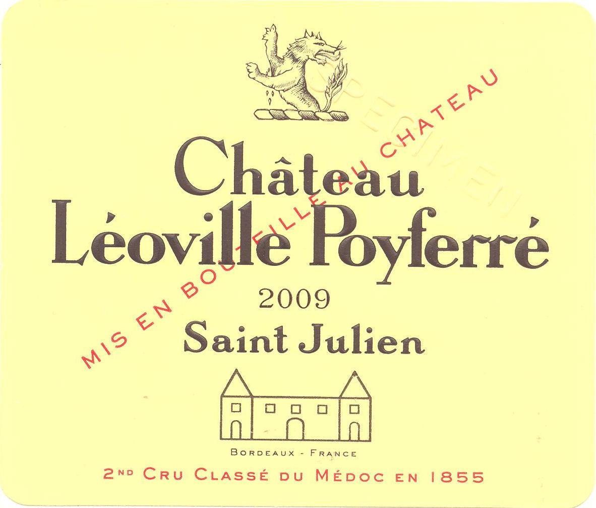 Chateau Leoville Poyferre Saint Julien Red Bordeaux Wine