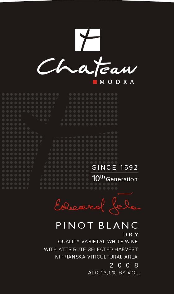 Chateau Modra Pinot Blanc
