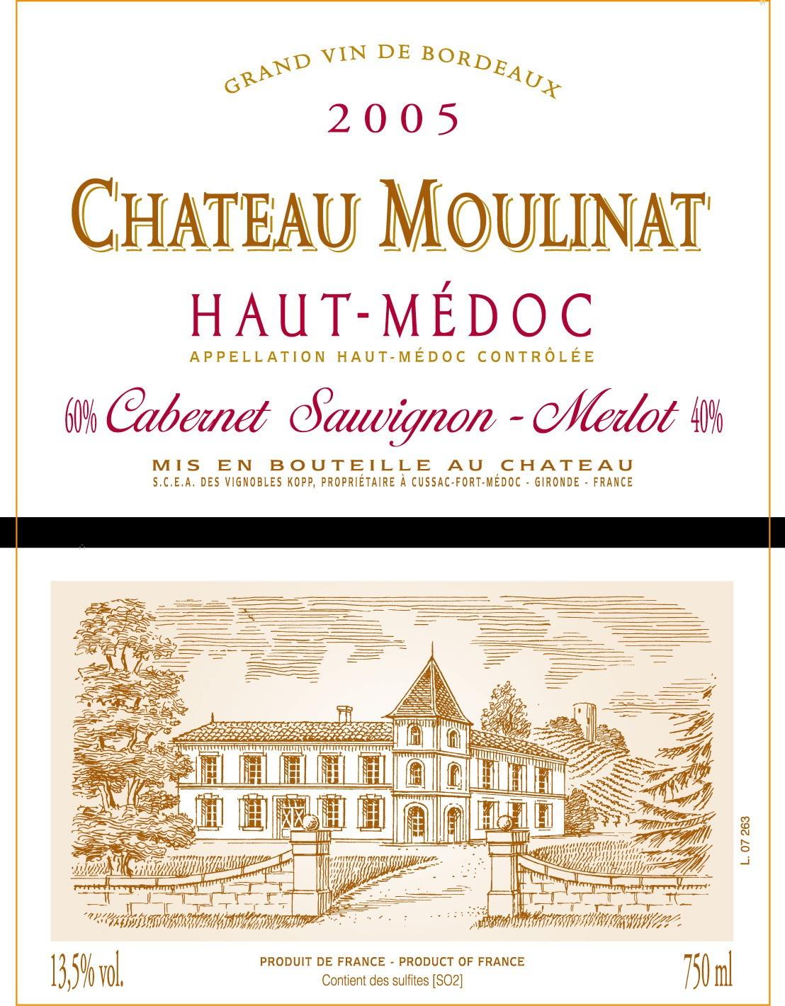 Chateau Moulinat Haut-Medoc