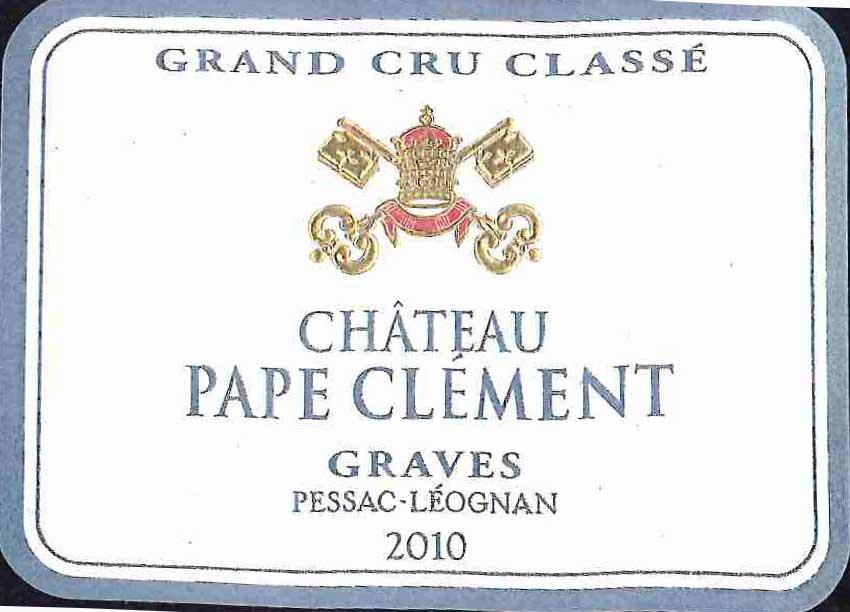 Château Pape Clement Graves Pessac - Léognan