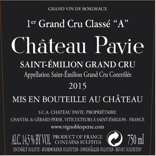 1er Grand Cru Classe "A"