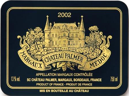 Chateau Palmer Margaux Red Bordeaux Wine