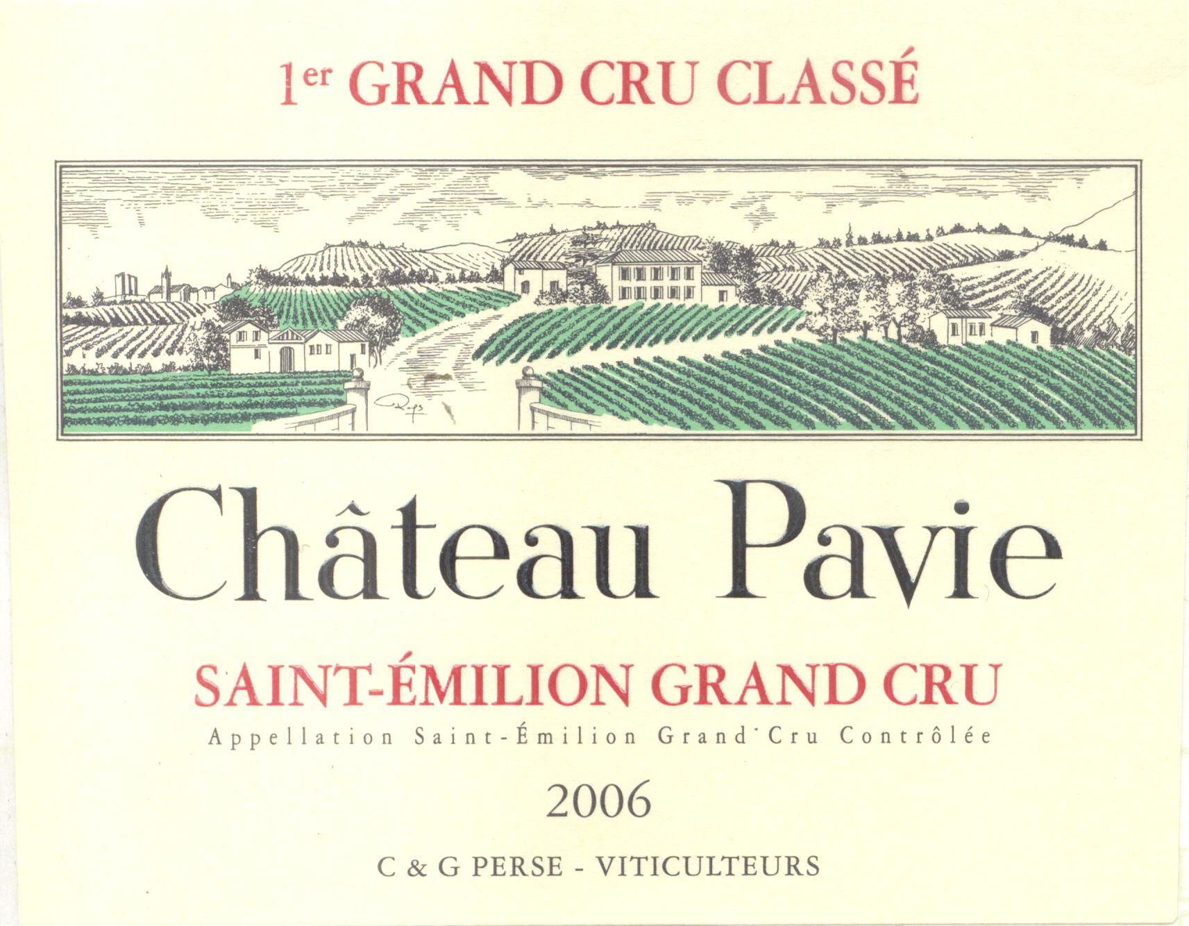 Chateau Pavie Aoc Saint Emilion