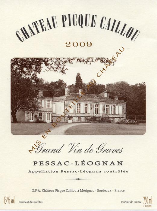 Château Picque Caillou White Bordeaux Wine