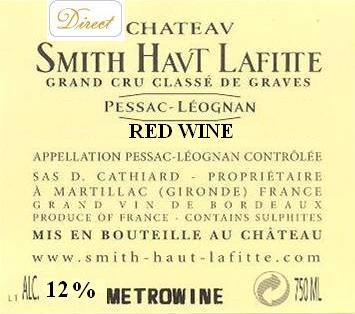 Smith Haut Lafitte Grand Cru Classe De Graves