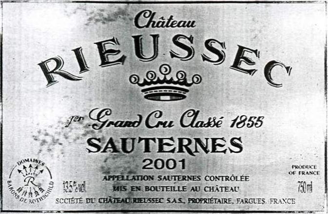 Château Rieussec Sauternes