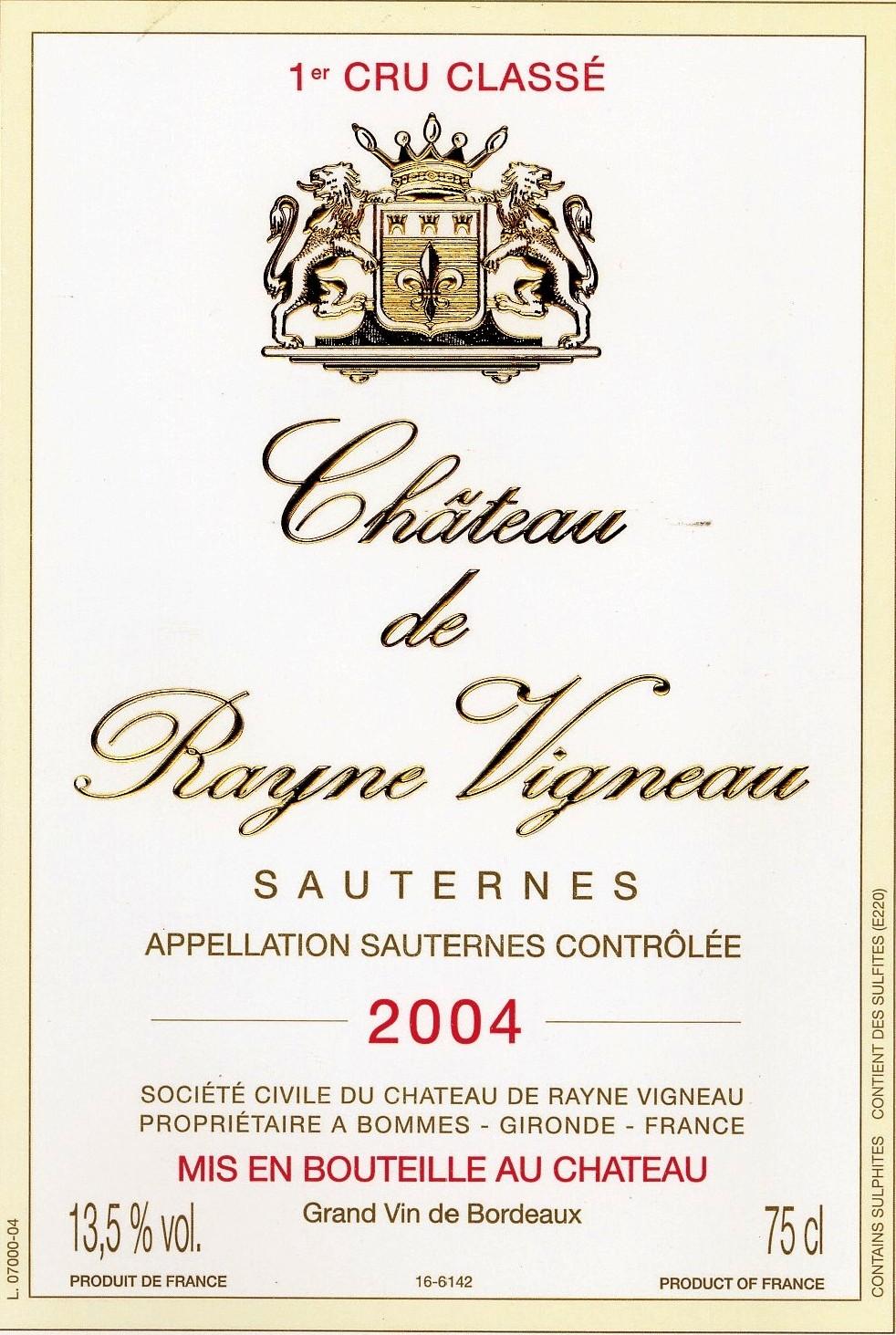 Chateau Rayne Vigneau