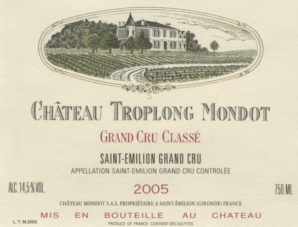 Château Troplong Mondot Grand Cru Classé