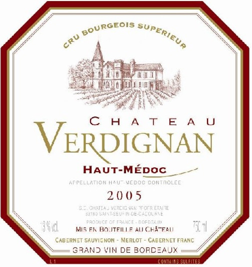 Chateau Verdignan Haut Medoc Red Wine