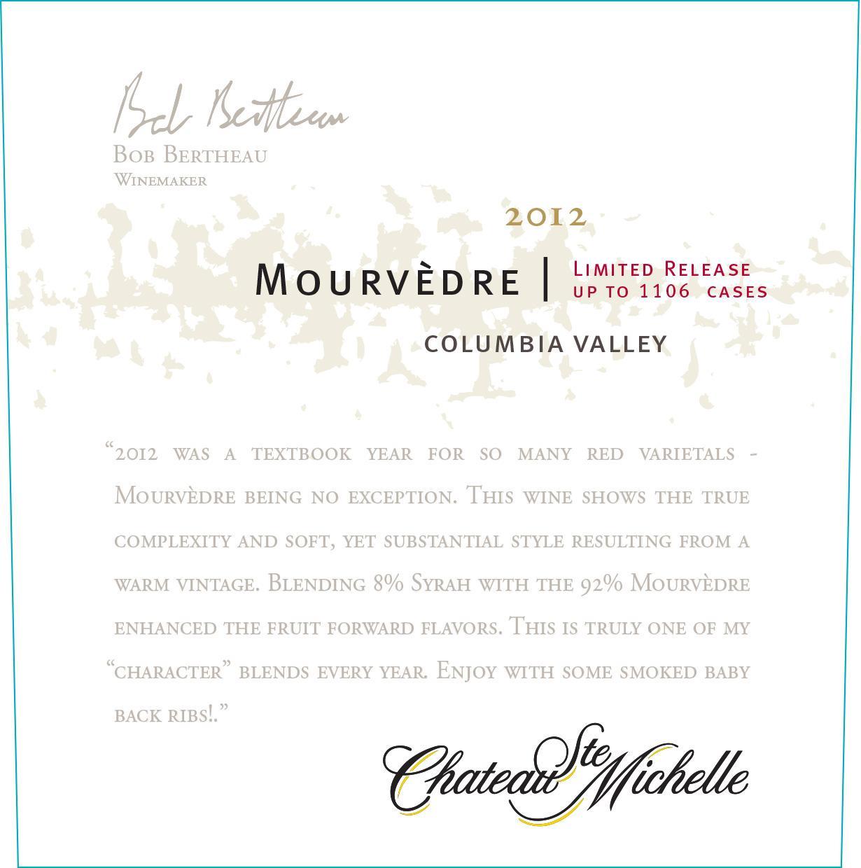 Mourvèdre Columbia Valley