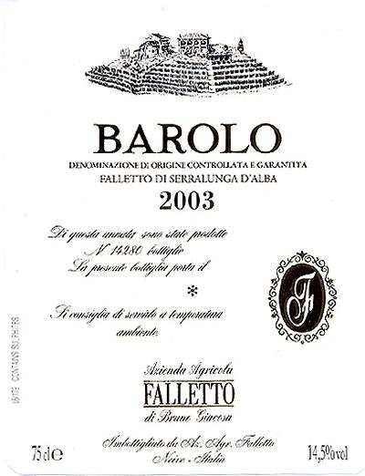 Red Barolo Wine