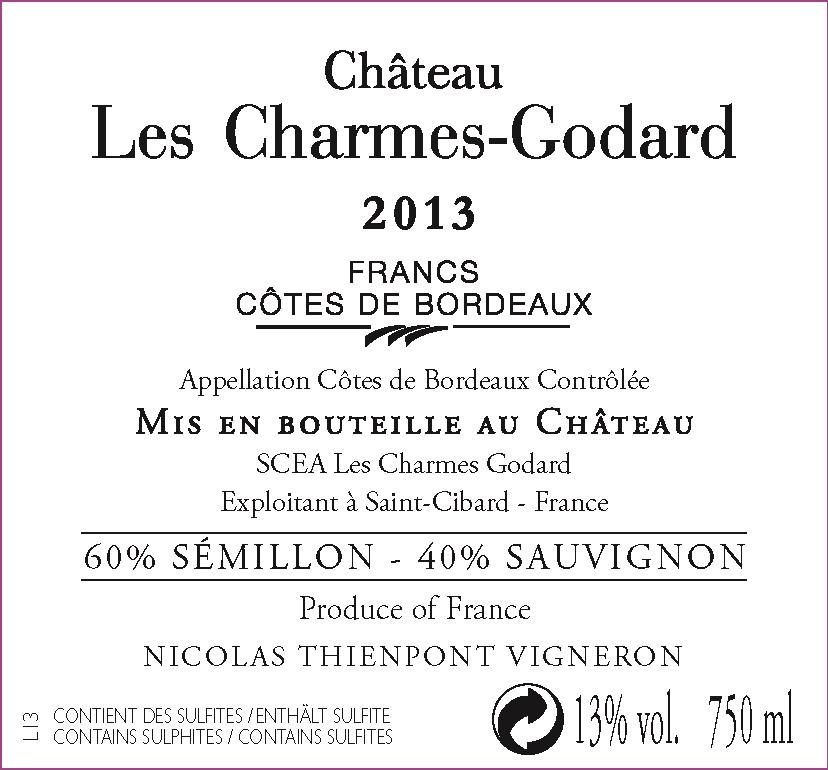 Château Les Charmes - Godard